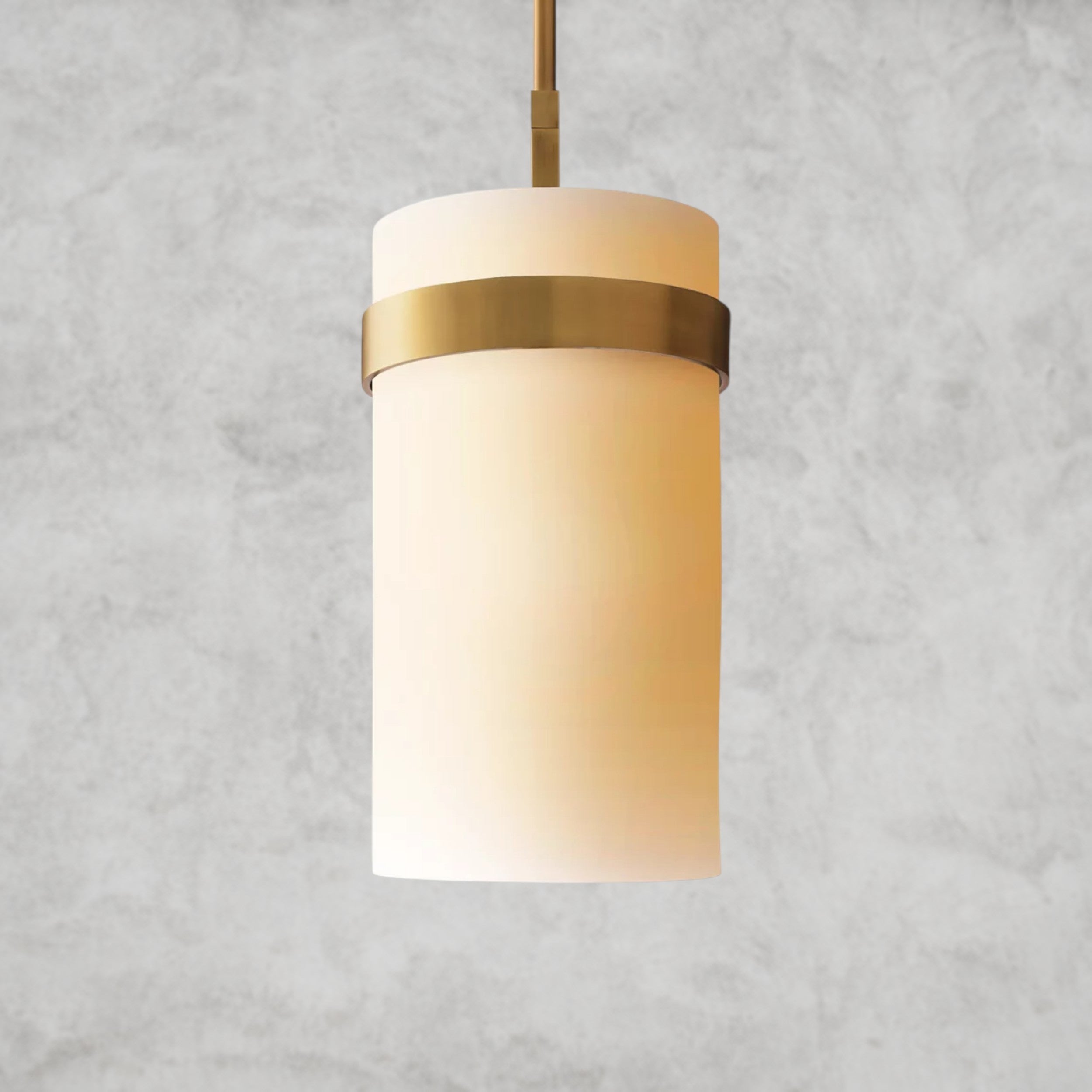 Ravelle Milk Glass Pendant 5", 8", 10", 12"